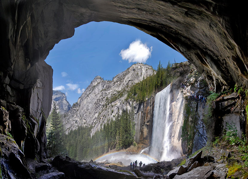 водопад Vernal Fall