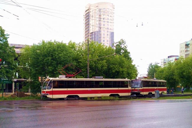 С трамваем по городу