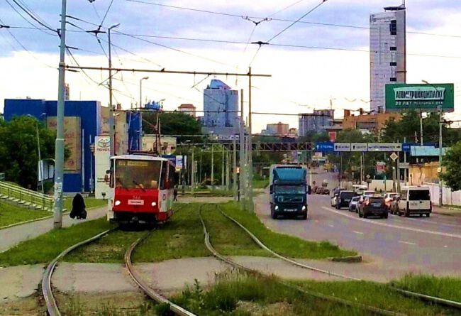 С трамваем по городу