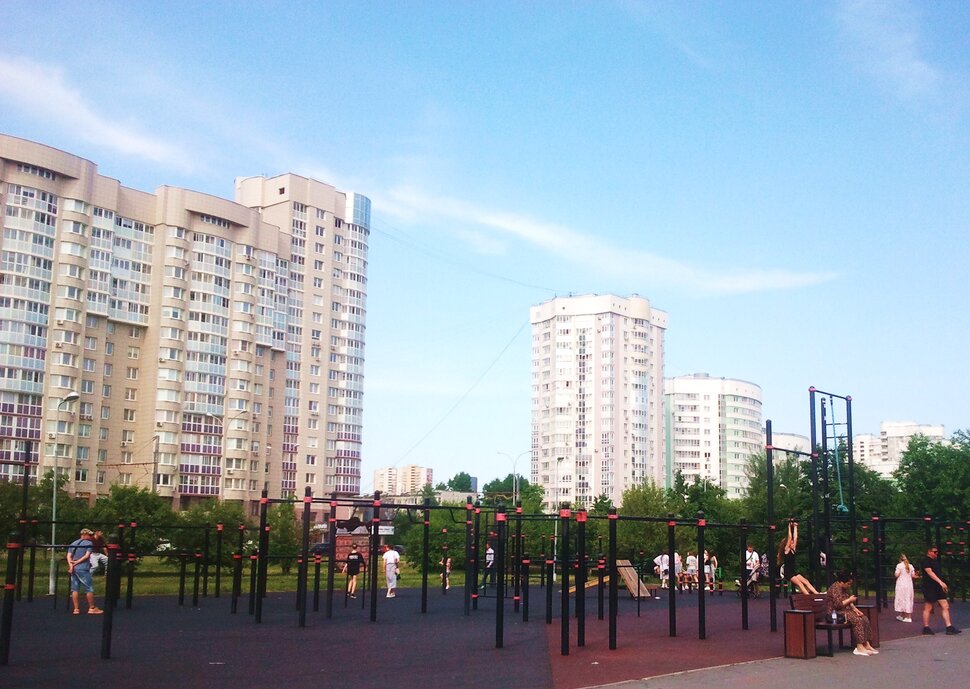 В парке летом