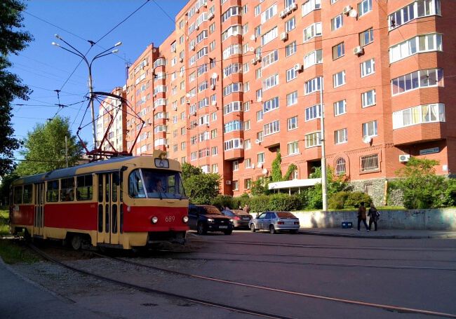 С трамваем по городу