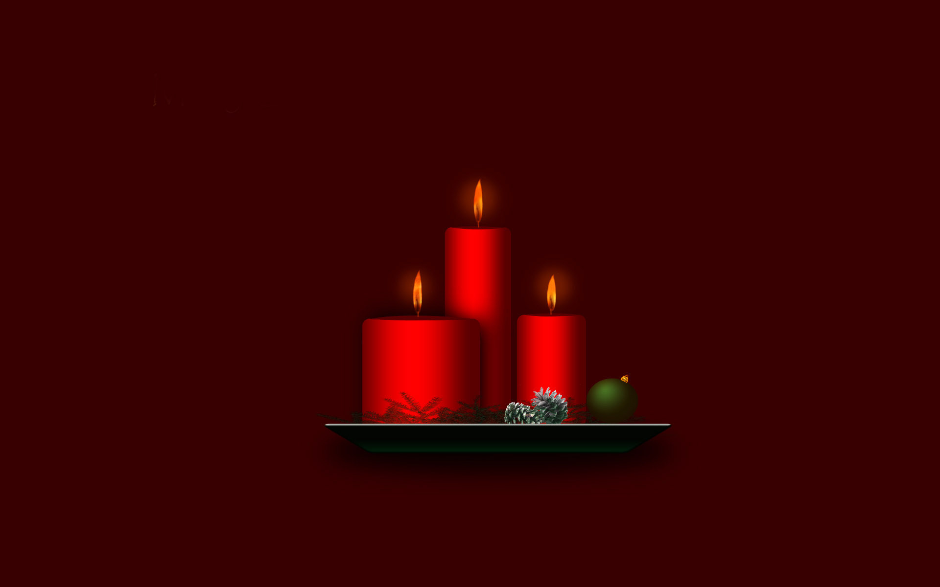 Рождество свеча без смс