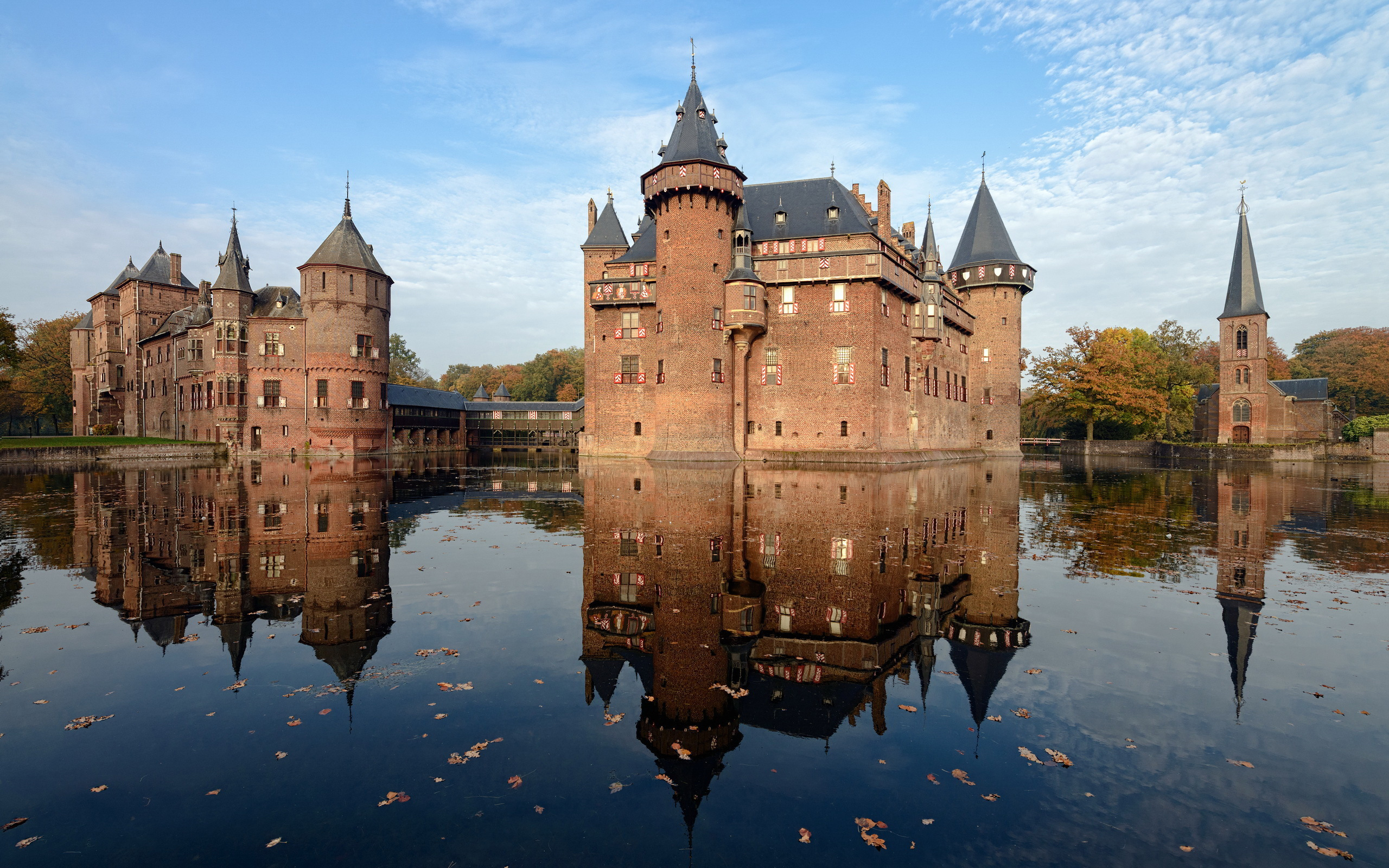 страны архитектура река отражение замок Германия country architecture river reflection castle Germany без смс