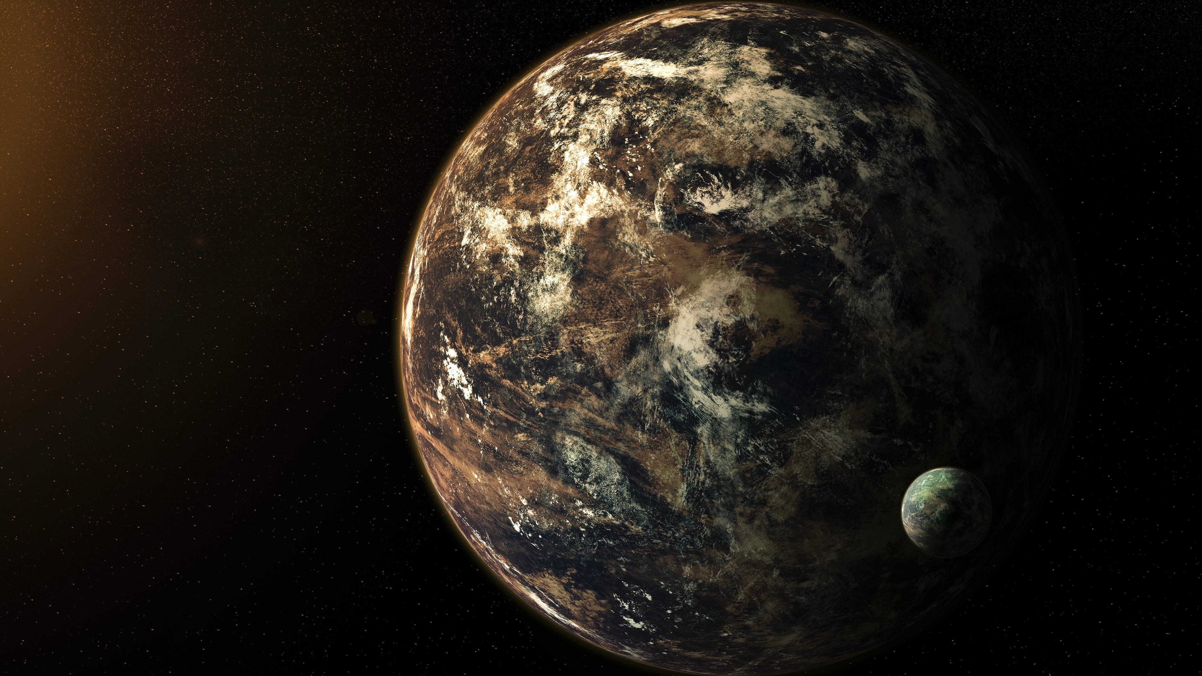 Космос спутником планеты. Кеплер 1649с. Планета. Спутник планеты.