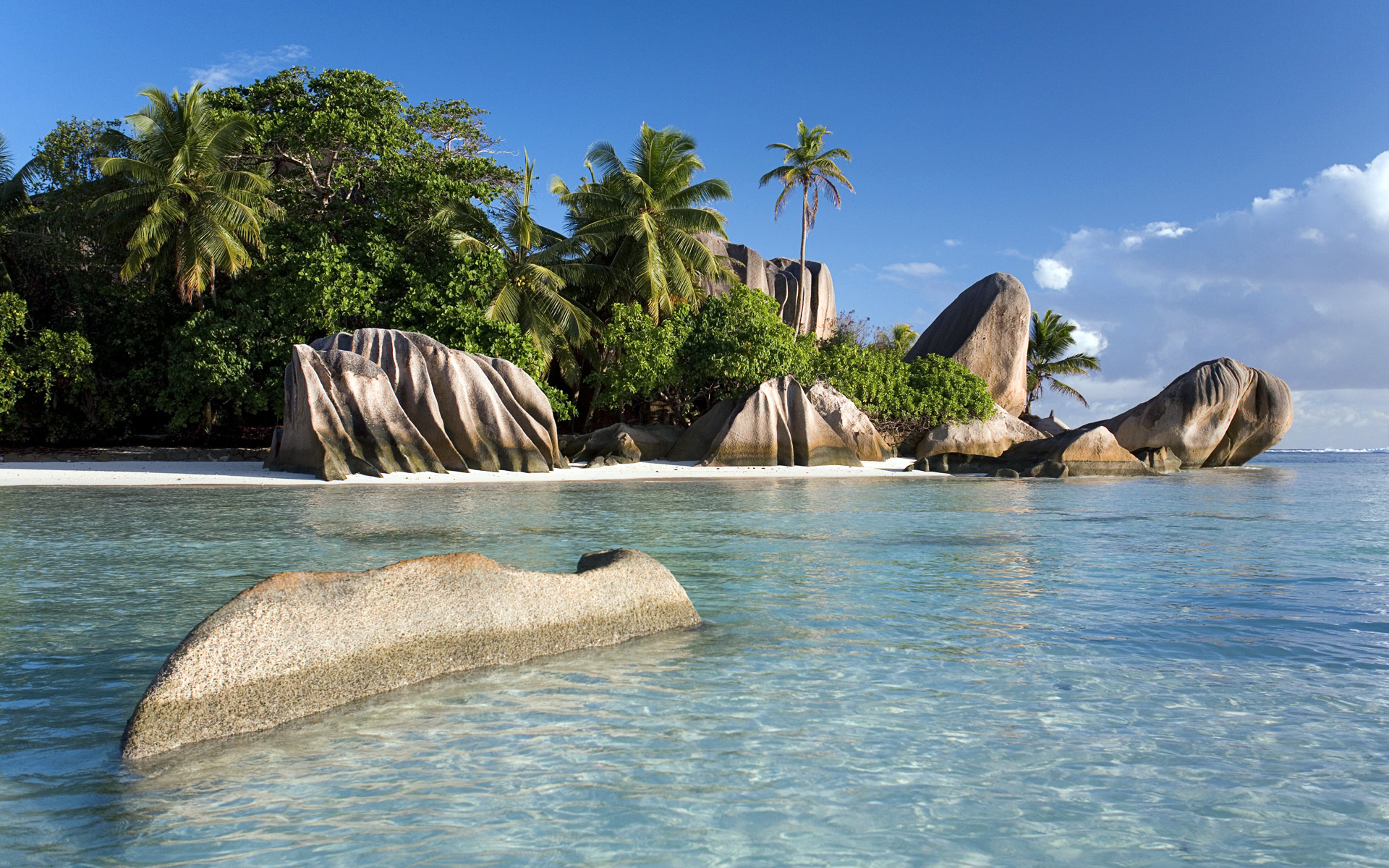 природа камни море песок Сейшельские Острова без смс