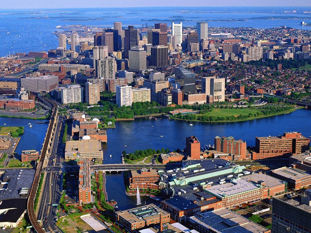 Город Бостон.