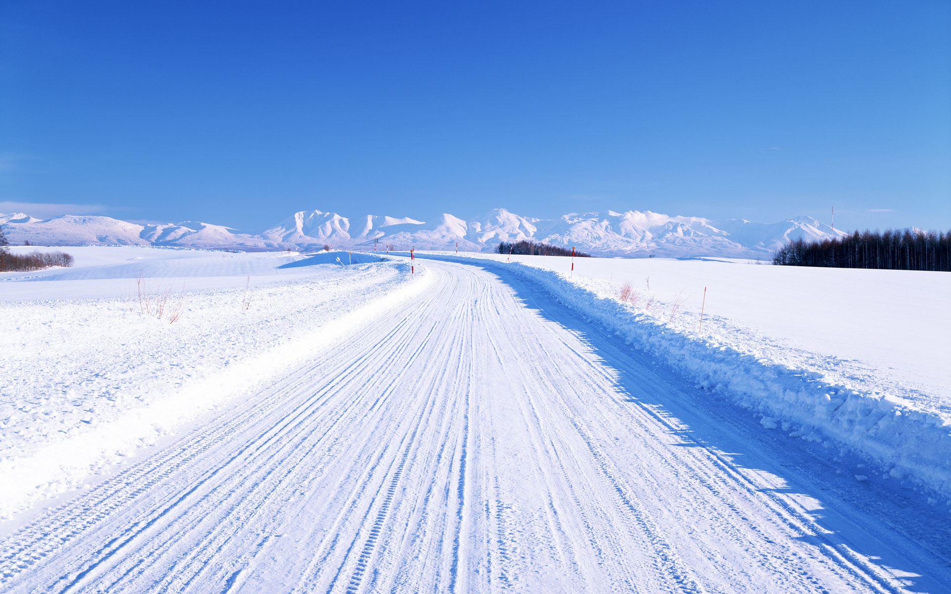 снег дорога поле snow road field без смс