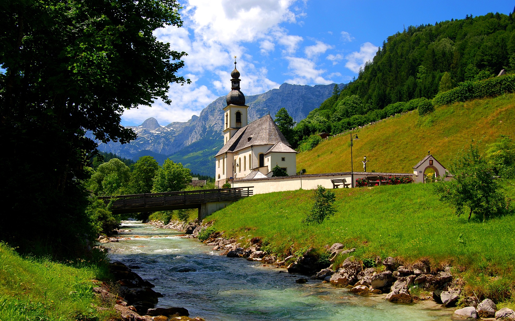 Berchtesgadener Alpen National Park, Bavaria, Germany бесплатно
