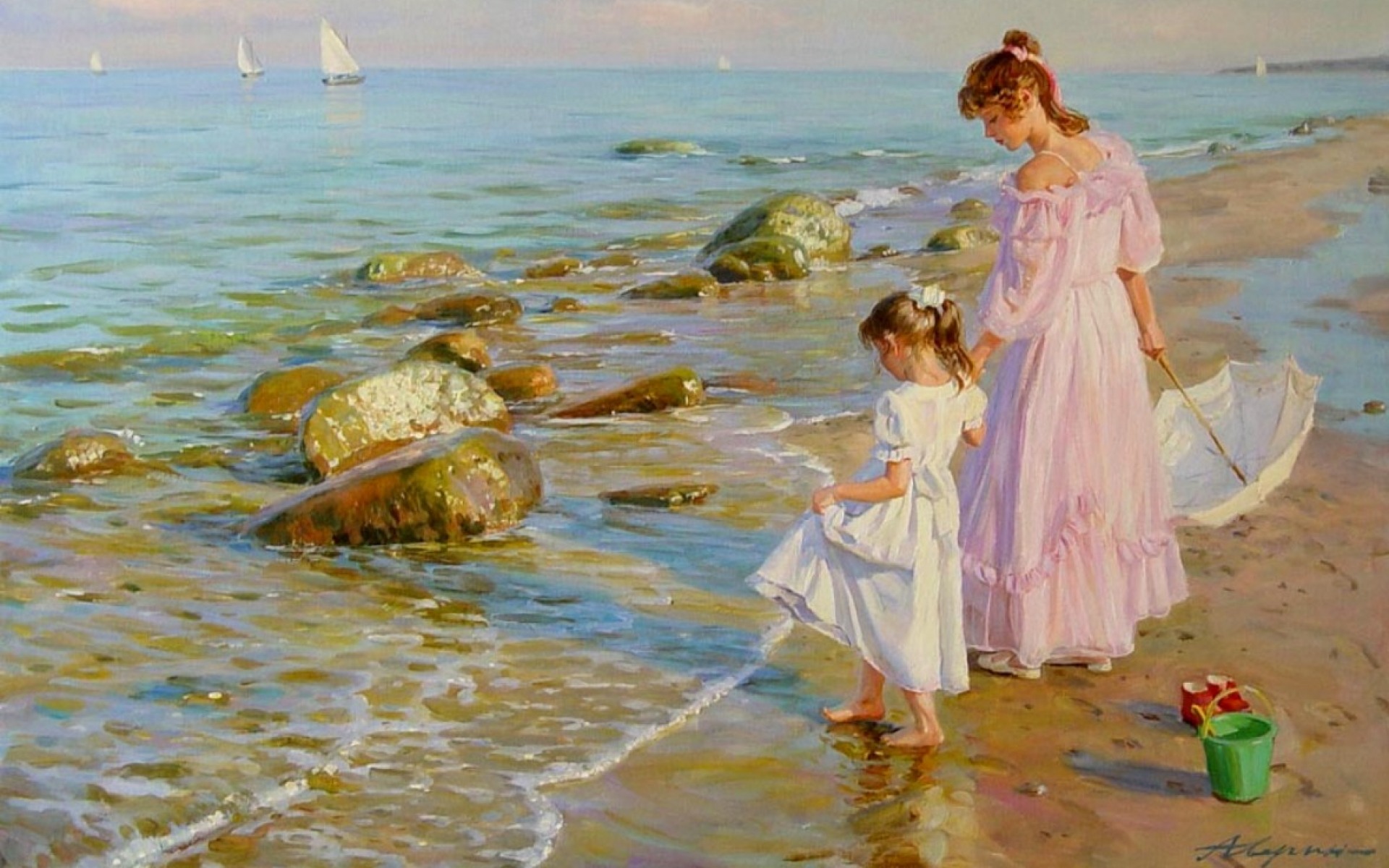 Александр Аверин картины море