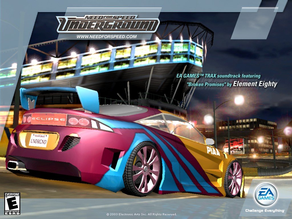 nfsu 2 soundtrack list