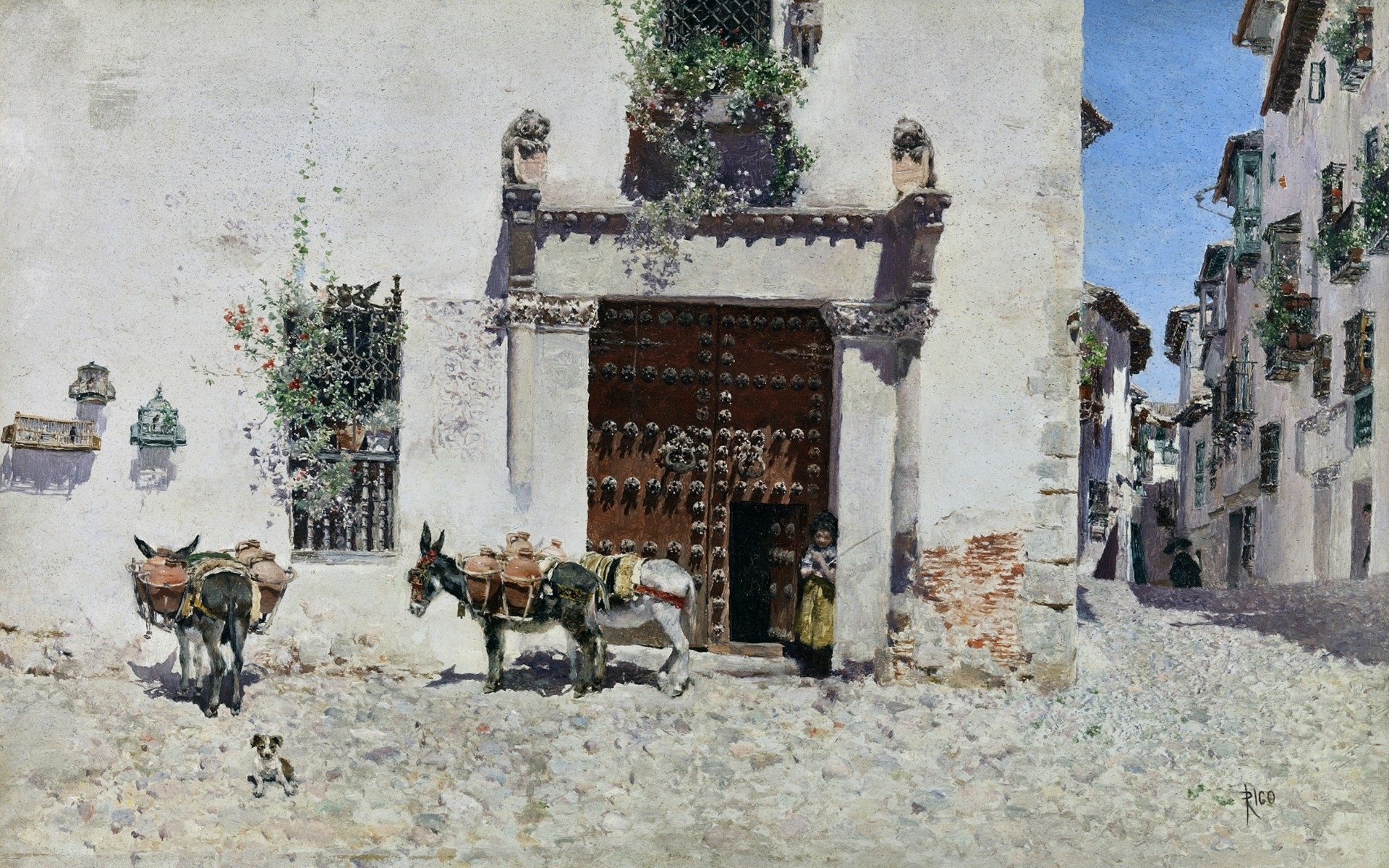 Улочки испании картина