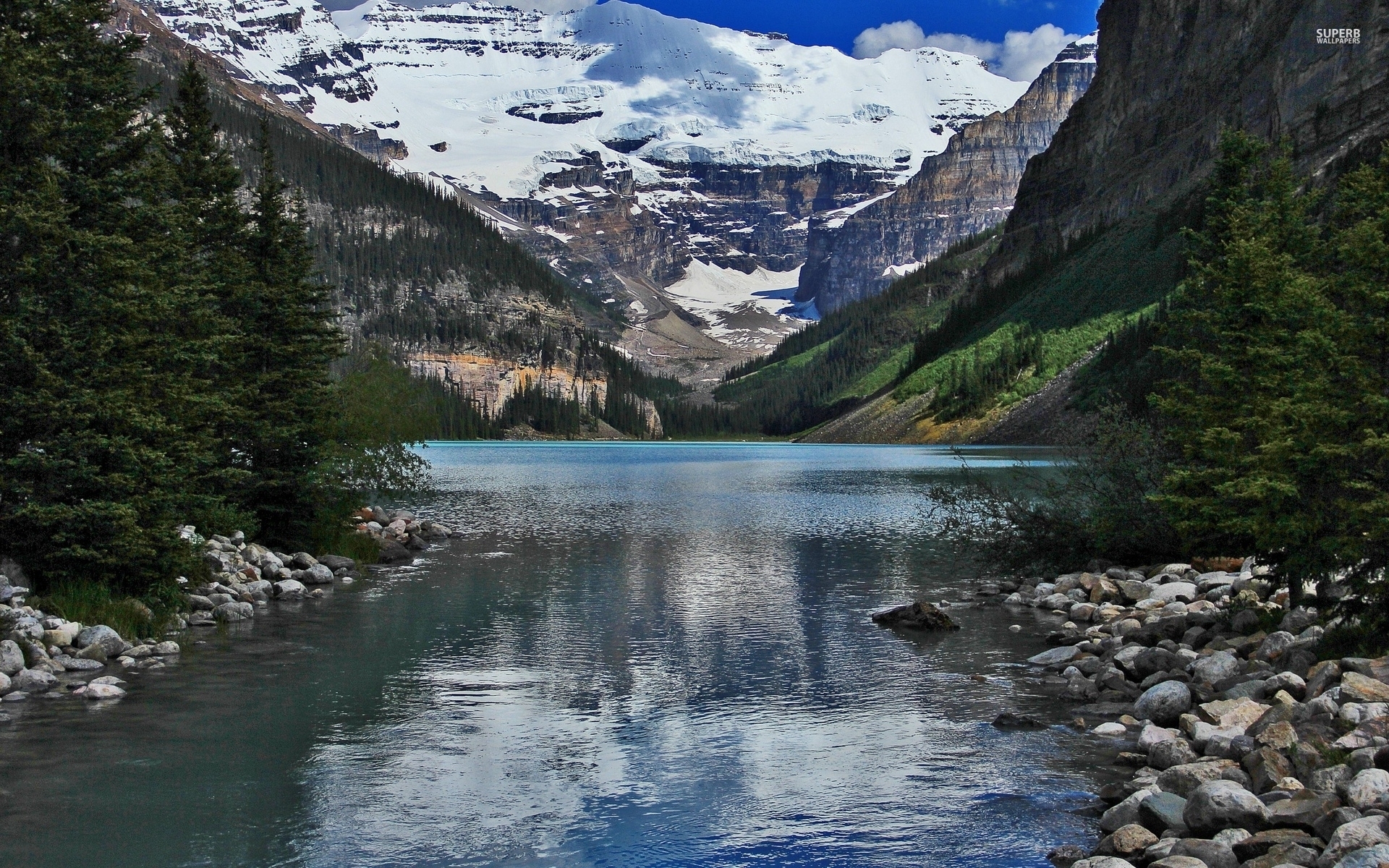 Озеро луиза, альберта, канада обои и картинки на рабочий стол скачать Канада Обои